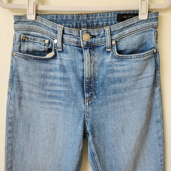 Rag & Bone Nina High Rise Ankle Cigarette Jeans in Lapis Size 27 - Picture 4 of 9